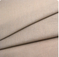 Tela lino / algodón marrón medio (CM)