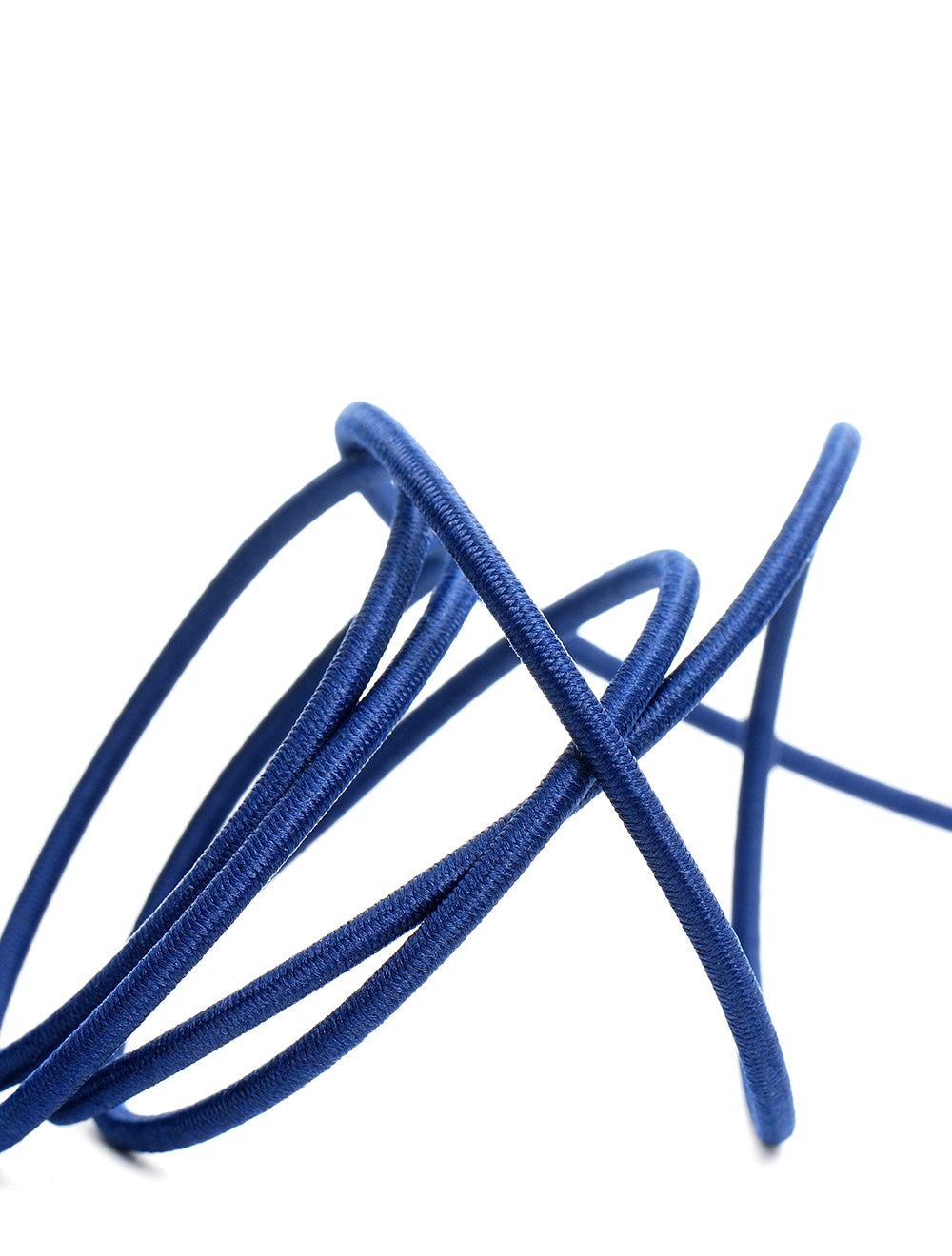 Cordón elástico redondo Azul Oscuro 2mm x 3M. Labores, Costura y