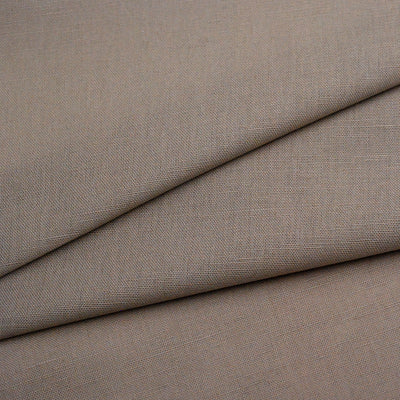 Tela lino / algodón marrón oscuro (CM)