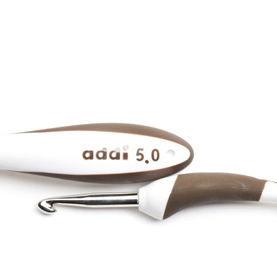 Agujas Addi de ganchillo con aluminio y mango ergonómico 140-7