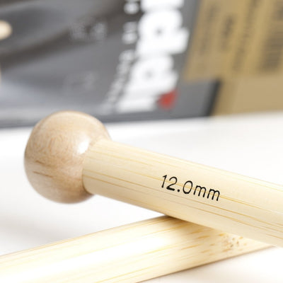 Agujas Addi de media (de una punta) de bambú 500-7