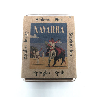 Alfileres colección "Vuelta al mundo" NAVARRA
