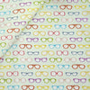Tela 100% algodón estampado gafas (6 MTRS)