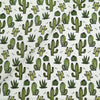 Tela 100% algodón estampado cactus blanco verde (CM)