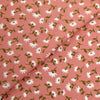 Tela 100% algodón estampado flores rosa CERTIFICADO GOTS (CM)