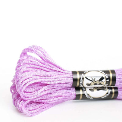 Mouliné especial Finca 100% algodón (violeta, lila, azul y verde)